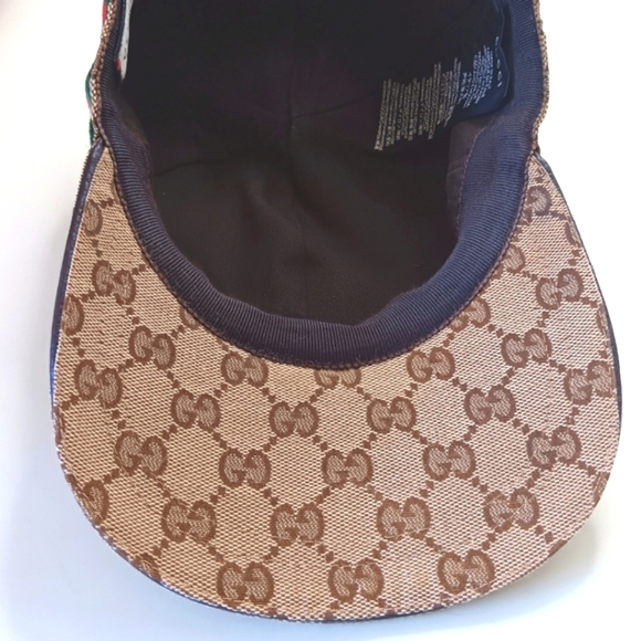 Gucci Baseball Cap Original GG Canvas Sz XL UNISEX - Picture 9 of 17